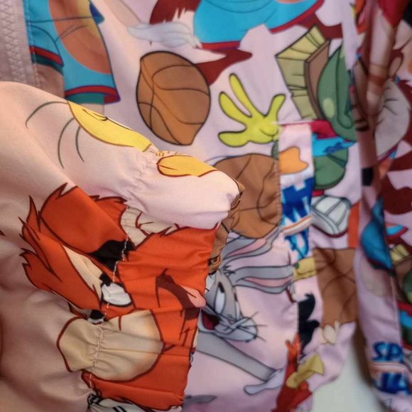 Members Only Windbreaker Jacket Space Jams youth size 14/16 - Picture 3 of 8